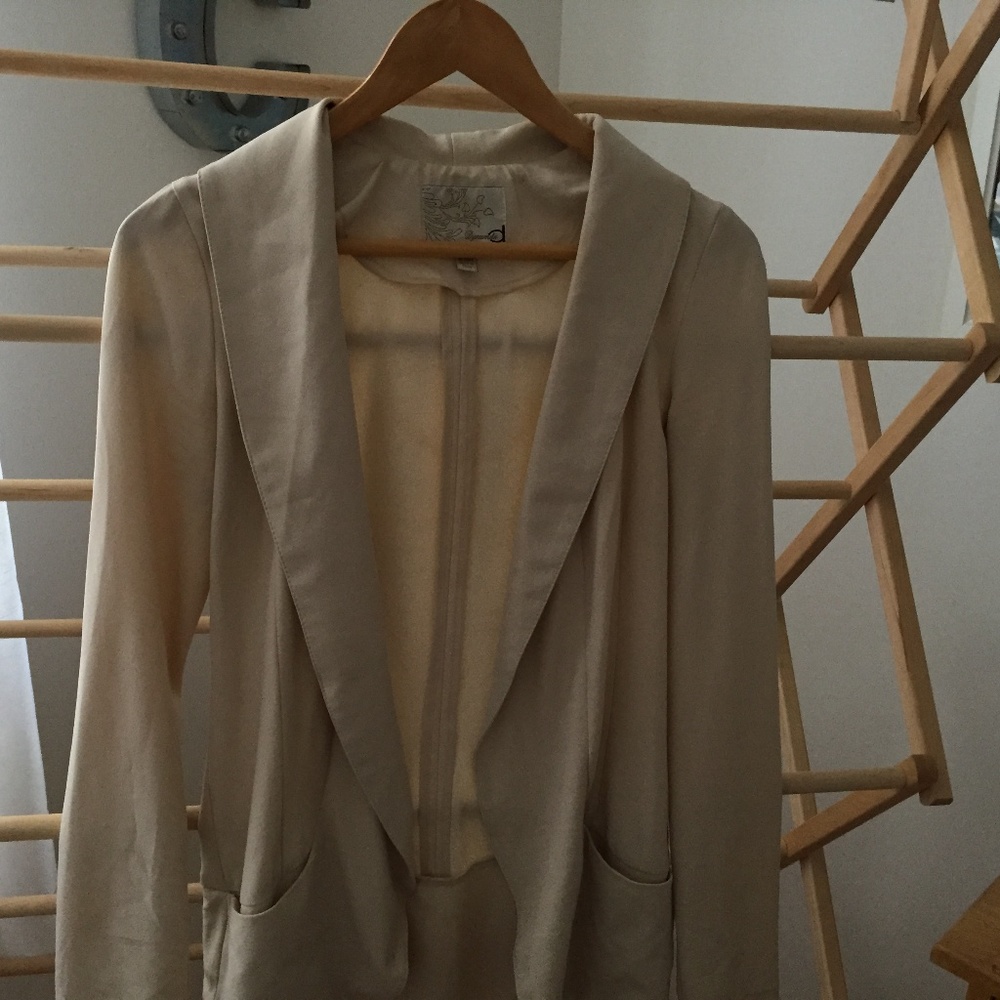 Tan summer blazer